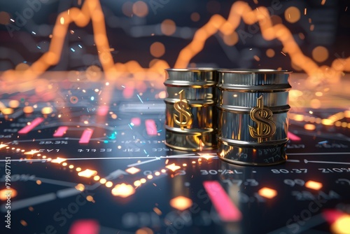 Crude market fluctuations: analyzing the dynamic shifts in oil prices per barrel. tracing the rise and fall patterns influencing global economic landscapes