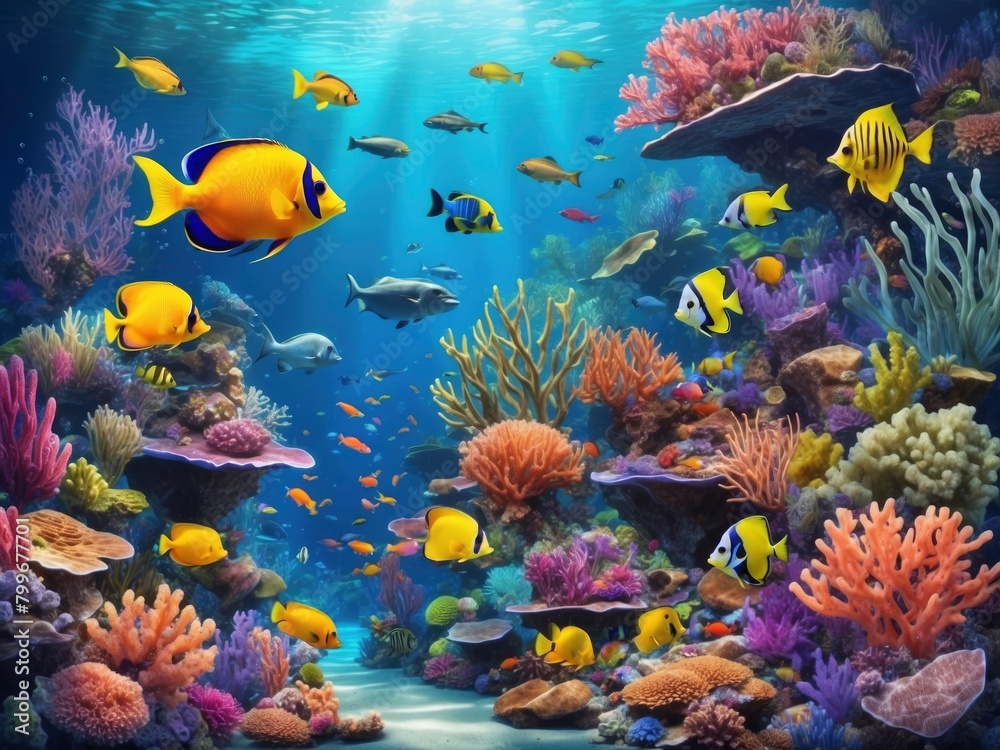 tropical coral reef