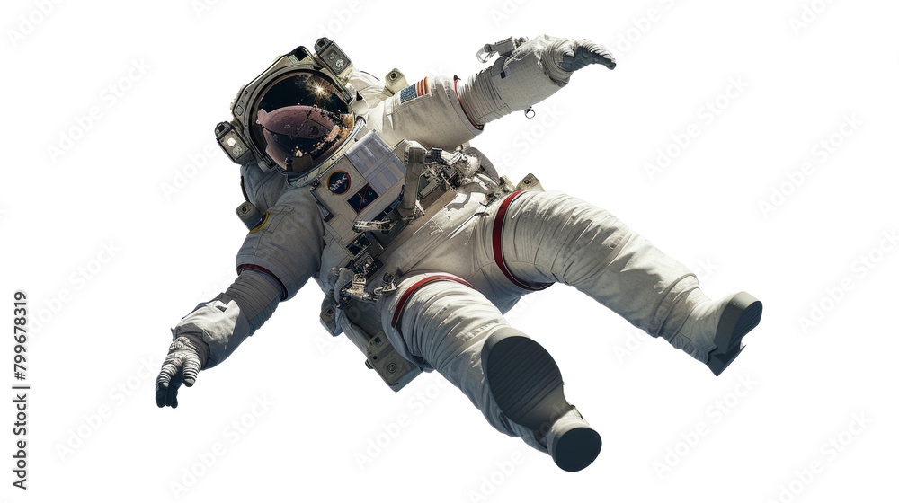 PNG Image of Flaying Astronaut 