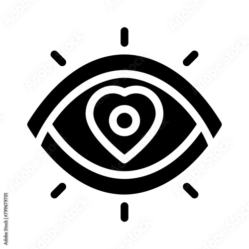 eye glyph icon photo