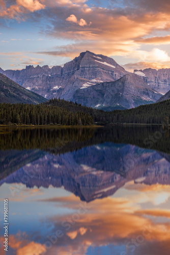 Wallpaper Mural Morning reflections at Glacier National Park in Montana Torontodigital.ca