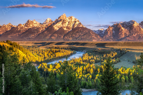 Wallpaper Mural Snake River Overlook in Grand Teton National Park Torontodigital.ca