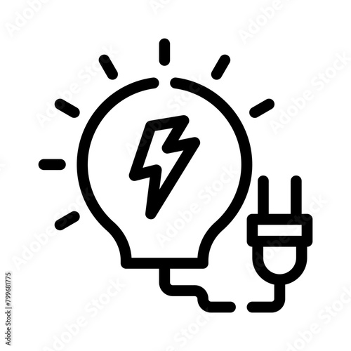 lightbulb line icon