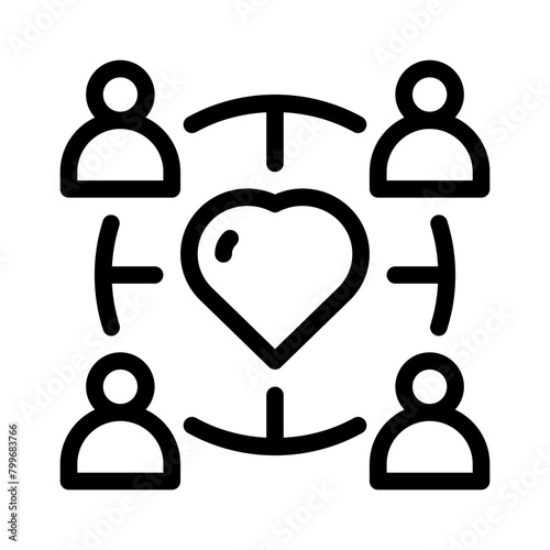 loyalty line icon