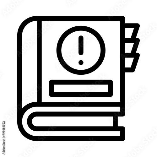 rules line icon