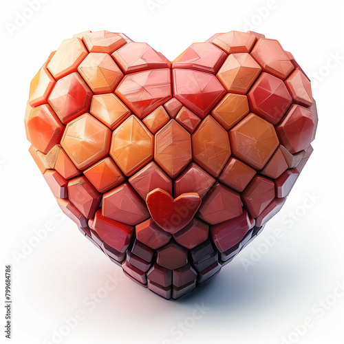 creative design heart shape...
