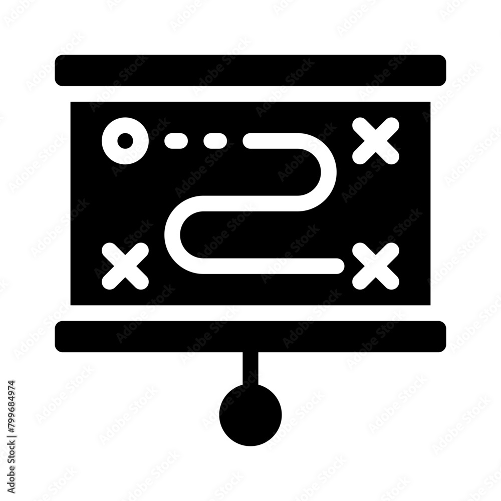 strategy glyph icon strategy glyph icon