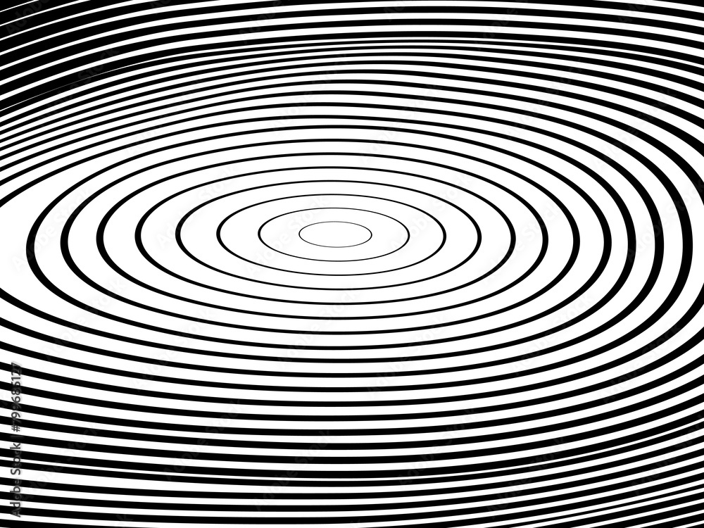 Abstract hypnotic wave pattern with black-and-white striped lines. Psychedelic background. Op art, optical illusion. Modern design, graphic texture. Abstract hypnotic wave pattern with black-and-white striped lines. Psychedelic background. Op art, optical illusion. Modern design, graphic texture.