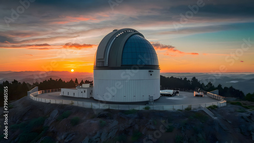 Astronomical observatory for science research of space and cosmos.