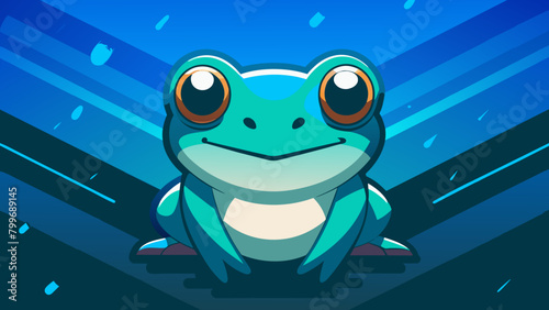 Kawaii frog, minimalist, cute, Cute minimalist: adorable rana. Rana estilo kawaii: milota minimalista.El amigo de la rana: una ilustración minimalista para niños