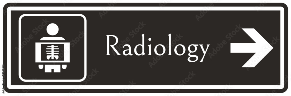 Hospital way finding sign radiology Hospital way finding sign radiology