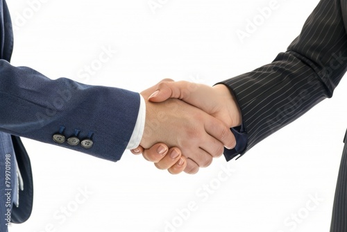  Professional Agreement: Businessman and Businesswoman Shaking Hands after Interview