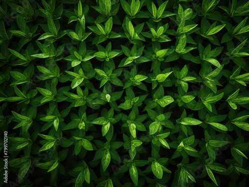 Lush green foliage background