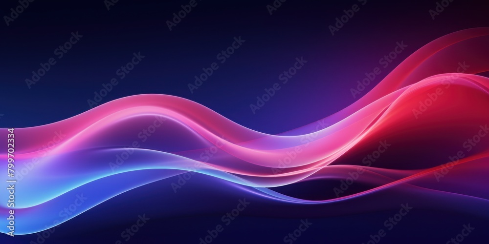 Vibrant abstract waves of color Vibrant abstract waves of color