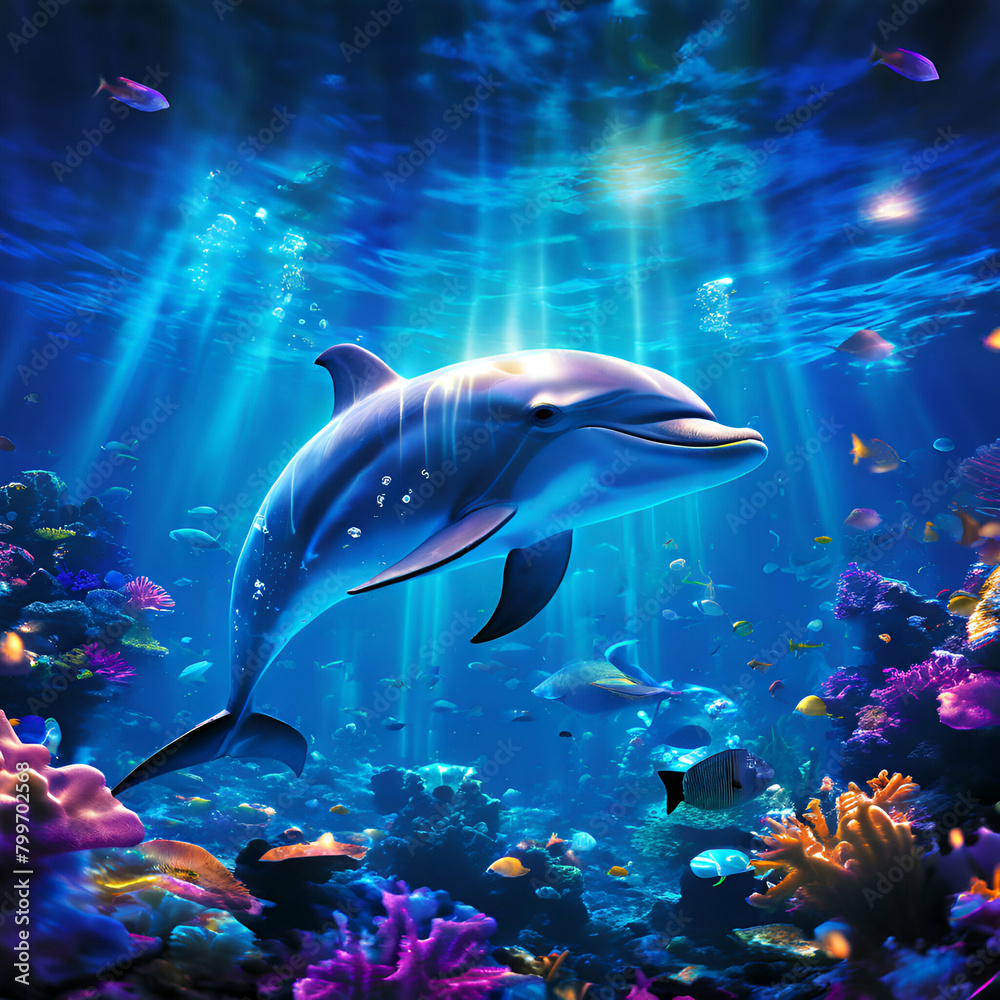 Fototapeta premium fish in the sea