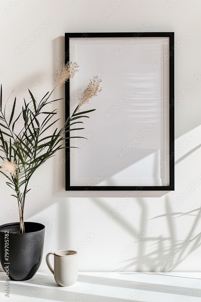 Minimalistic Art Frame Mockup Minimalistic Art Frame Mockup