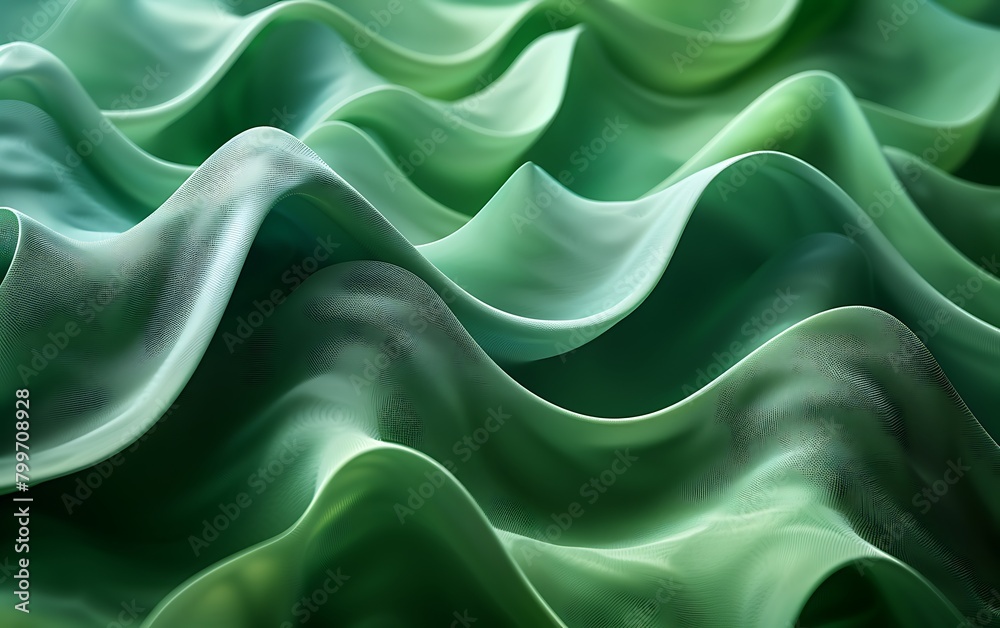 Obraz premium Abstract 3d rendering of wavy surface