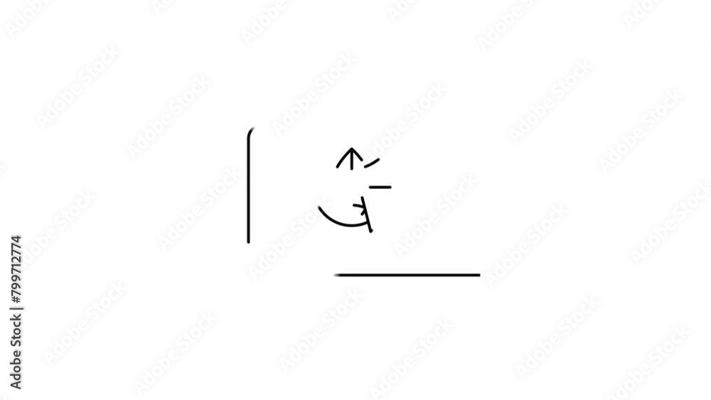 Internet Symbol on laptop screen Animation with mouse curser On white background. Web icon animated. internet, laptop, screen, animation, mouse cursor, white background, web icon, online, browsing, 