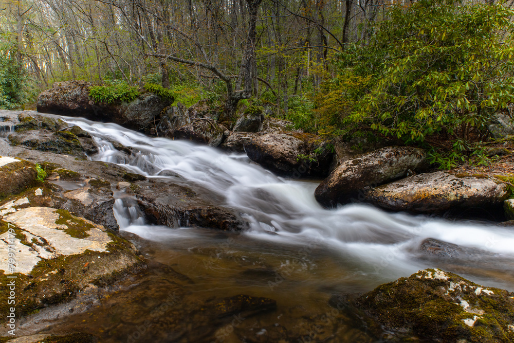 Waterfall along Fox Creek in Virginia