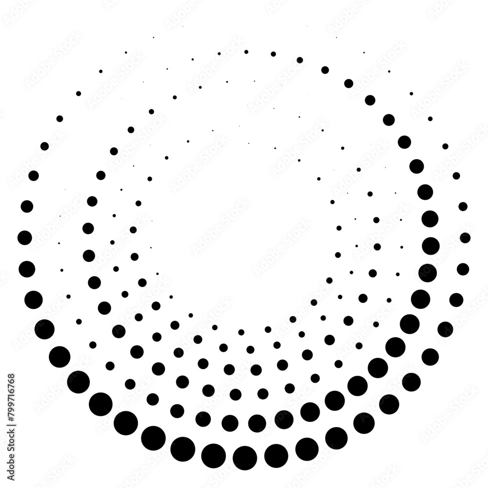 Grunge halftone dots in Circle Form . Spiral Vector Illustration .Textured round Logo . Design element . Abstract Geometric circular shapes .Rotating grunge radial line. Concentric circles
Grunge halftone dots in Circle Form . Spiral Vector Illustration .Textured round Logo . Design element . Abstract Geometric circular shapes .Rotating grunge radial line. Concentric circles