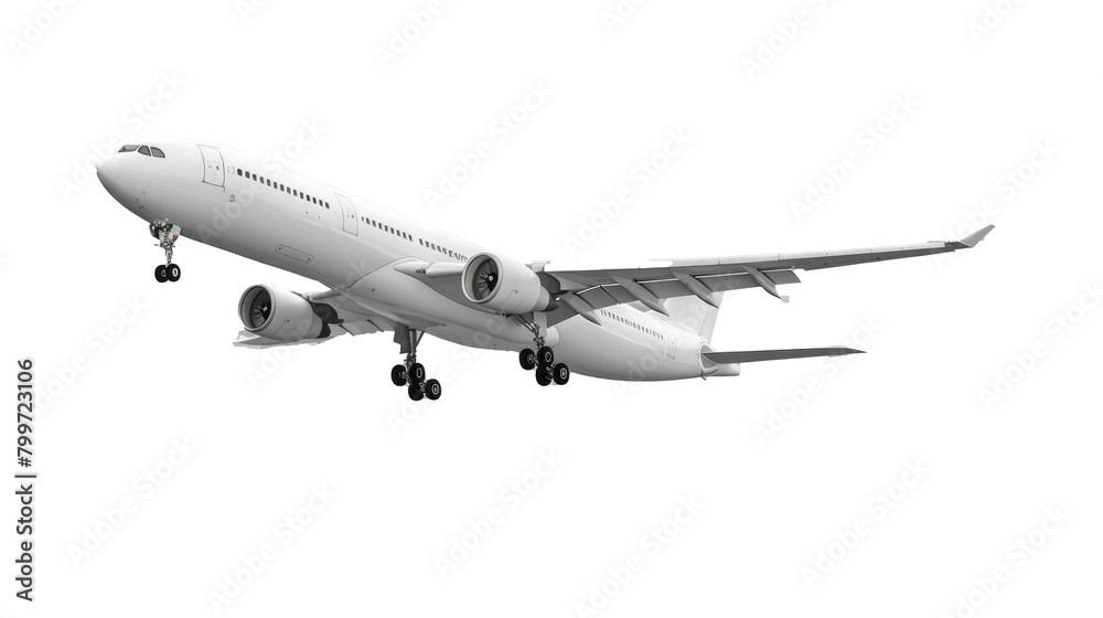 3D Flying airplane