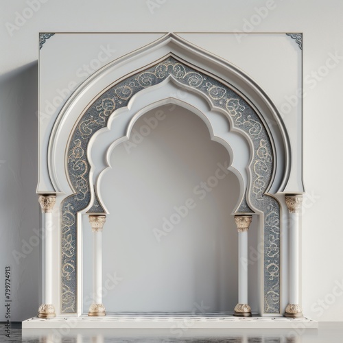 Ramadan Beautiful Islamic Podium Product Display Stage Mosque