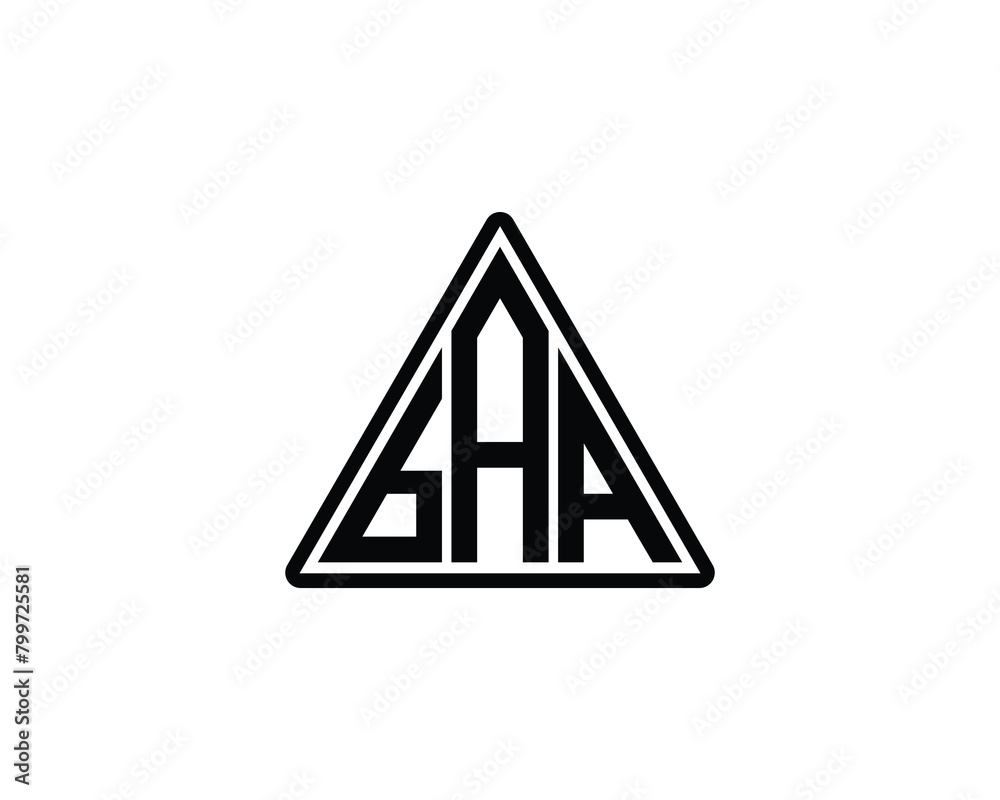 BAA logo design vector template BAA logo design vector template