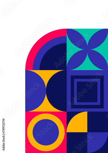 Colorful pattern for book cover