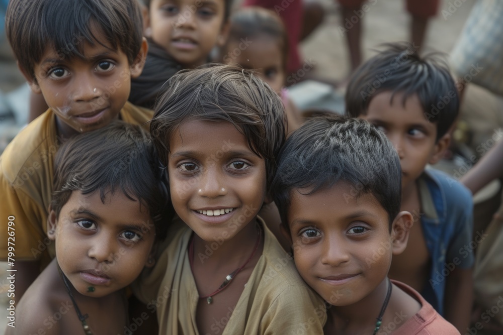 Unidentified children in Kolkata, West Bengal, India Unidentified children in Kolkata, West Bengal, India