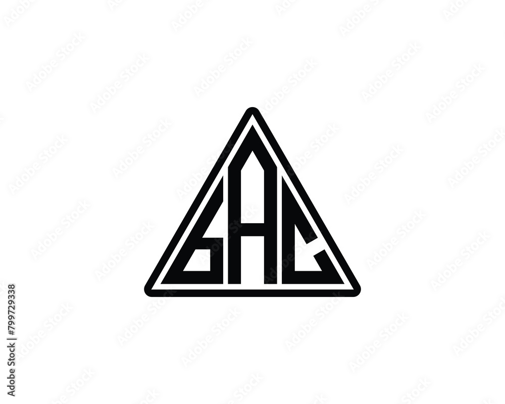 BAC Logo design vector template BAC Logo design vector template
