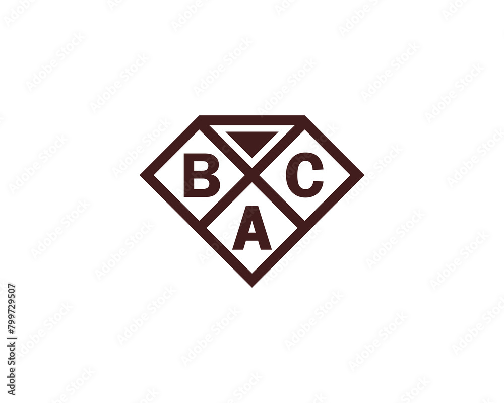 BAC Logo design vector template BAC Logo design vector template