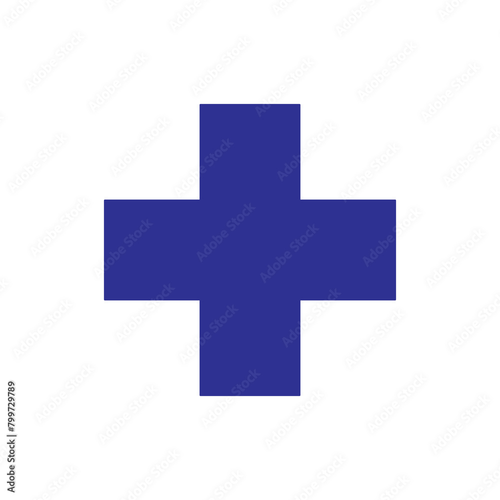 plus, medicine icon. vector flat blue plus symbol on white background..eps plus, medicine icon. vector flat blue plus symbol on white background..eps