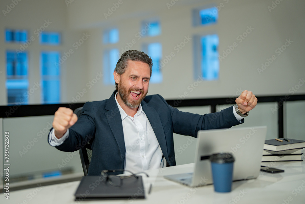 Business offices place. Excited Businessman working with laptop in office. Business man director using laptop. Millennial manager at office workplace. Office workers business people at office. Business offices place. Excited Businessman working with laptop in office. Business man director using laptop. Millennial manager at office workplace. Office workers business people at office.
