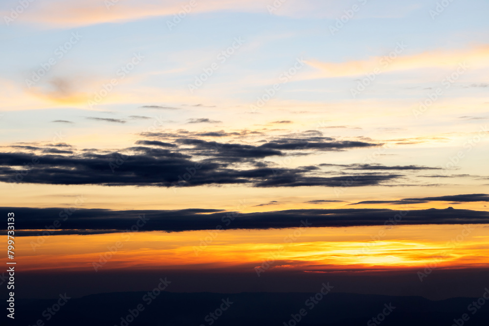 colorful dramatic sky with cloud at sunset colorful dramatic sky with cloud at sunset