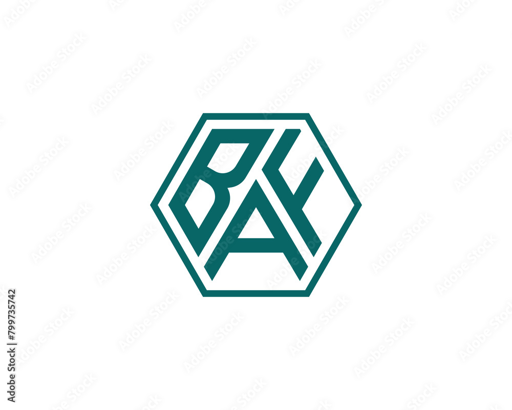 BAF logo design vector template BAF logo design vector template
