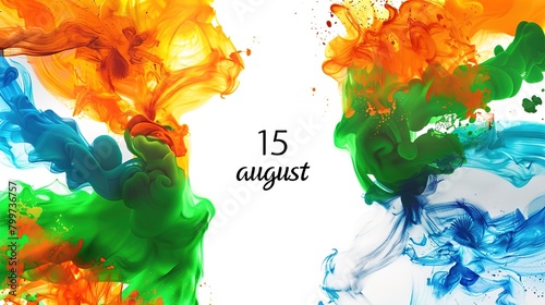 15 AUGUST- vector illustration of 15 august. Independence Day. illustration