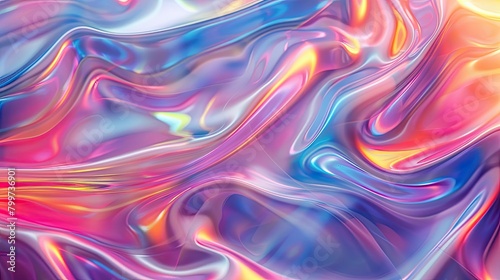 iridescent glowing abstract background