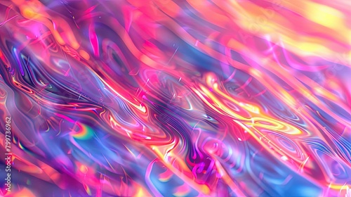 iridescent glowing abstract background