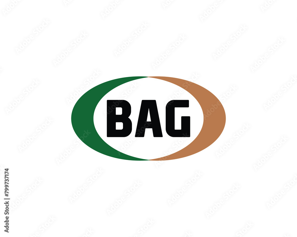 BAG logo design vector template BAG logo design vector template