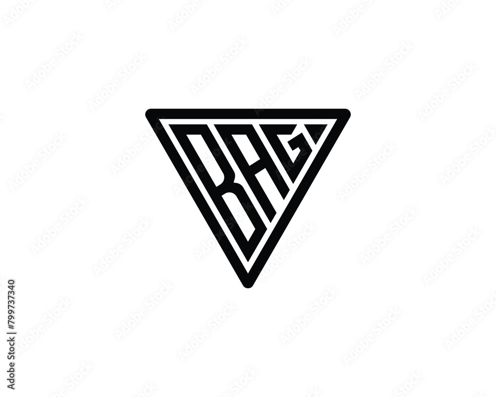 BAG logo design vector template BAG logo design vector template