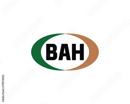 BAH Logo design vector template
