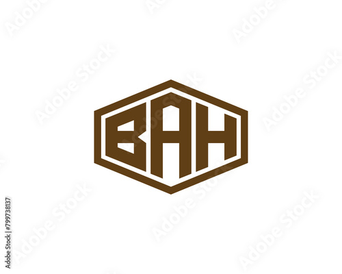 BAH Logo design vector template