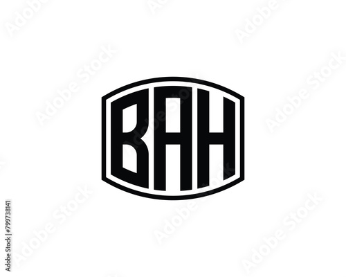 BAH Logo design vector template