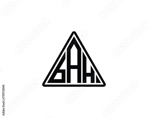 BAH Logo design vector template