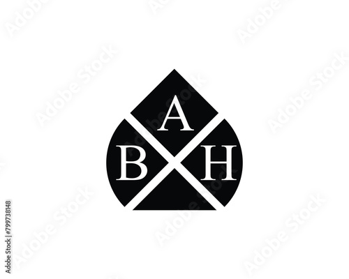 BAH Logo design vector template