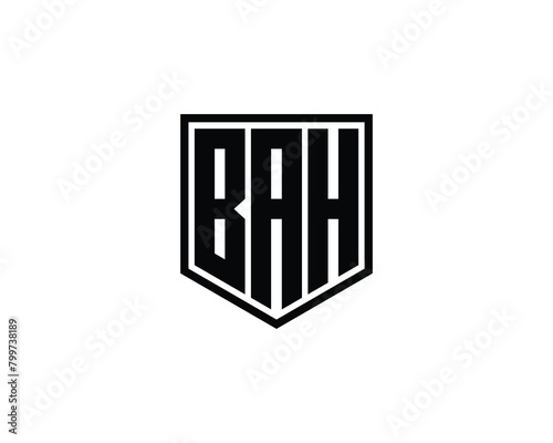 BAH Logo design vector template