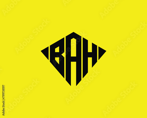 BAH Logo design vector template