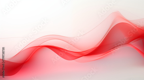 3d illustration visualized abstract wave on white background to use in digital, graphic, ai, technology. clean, minimal, and futuristic concept.