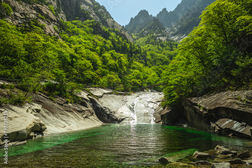 scenery of mount kumgang tourist region located in Kangwon do, north korea