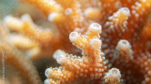 Macro shot of coral